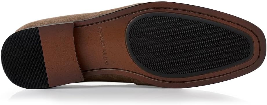 Minimalist Slip-on Suede Penny Loafers