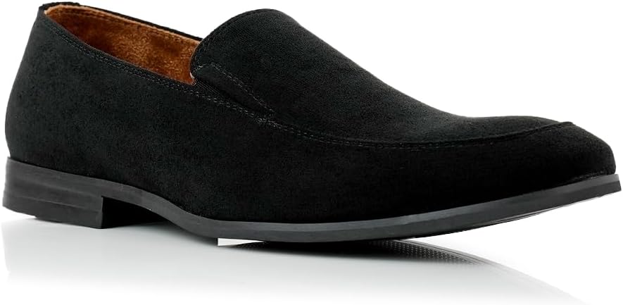 Minimalist Slip-on Suede Penny Loafers