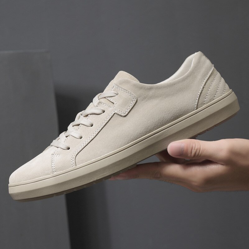 Men's Casual Shoes Men Leather Loafers Flat Handmade Moccasins Designer Style Walking Shoes Comfortable Sneakers