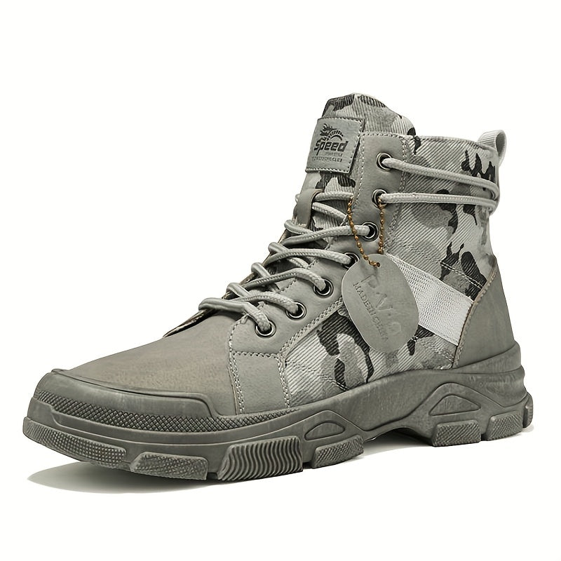 Tactical camouflage lace-up shoes