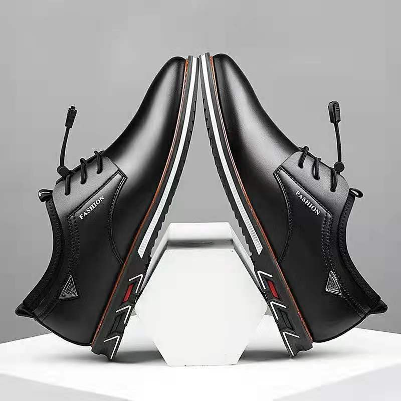 Men Dress Shoes Cowhide Leather Shoes Men ComfortableCasual Shoe Platform