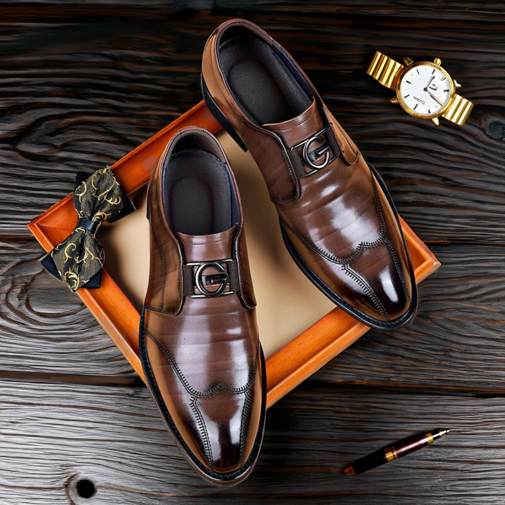 Luxury leather shoes
