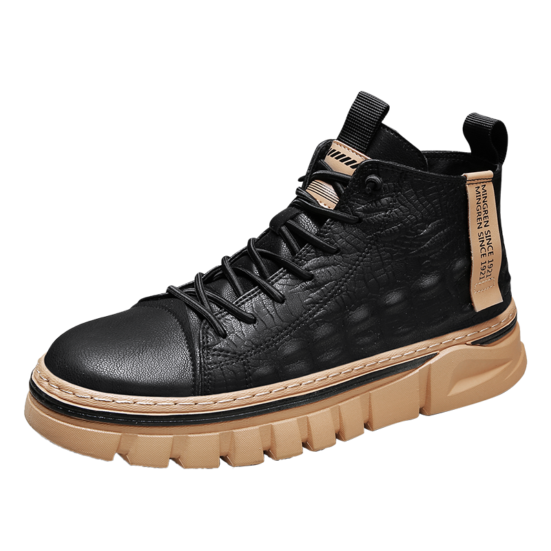 Non-Leather Shoes Men Comfortable Sneakers Men Waterproof Non-Slip Outdoor