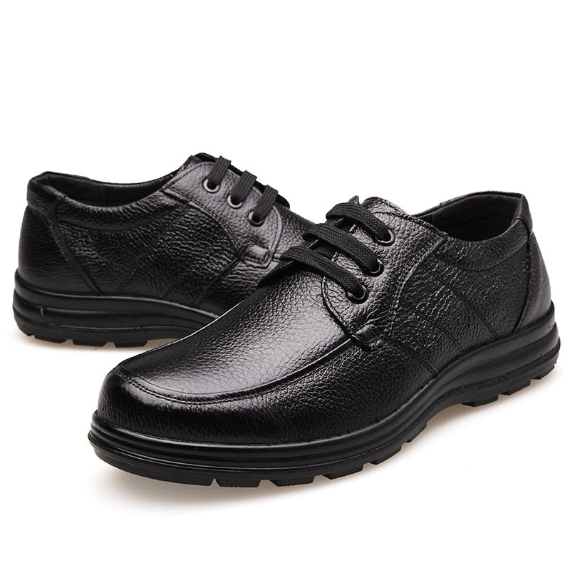 Genuine Leather Shoes Men Flats Fashion Men Casual Shoes