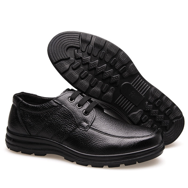 Genuine Leather Shoes Men Flats Fashion Men Casual Shoes
