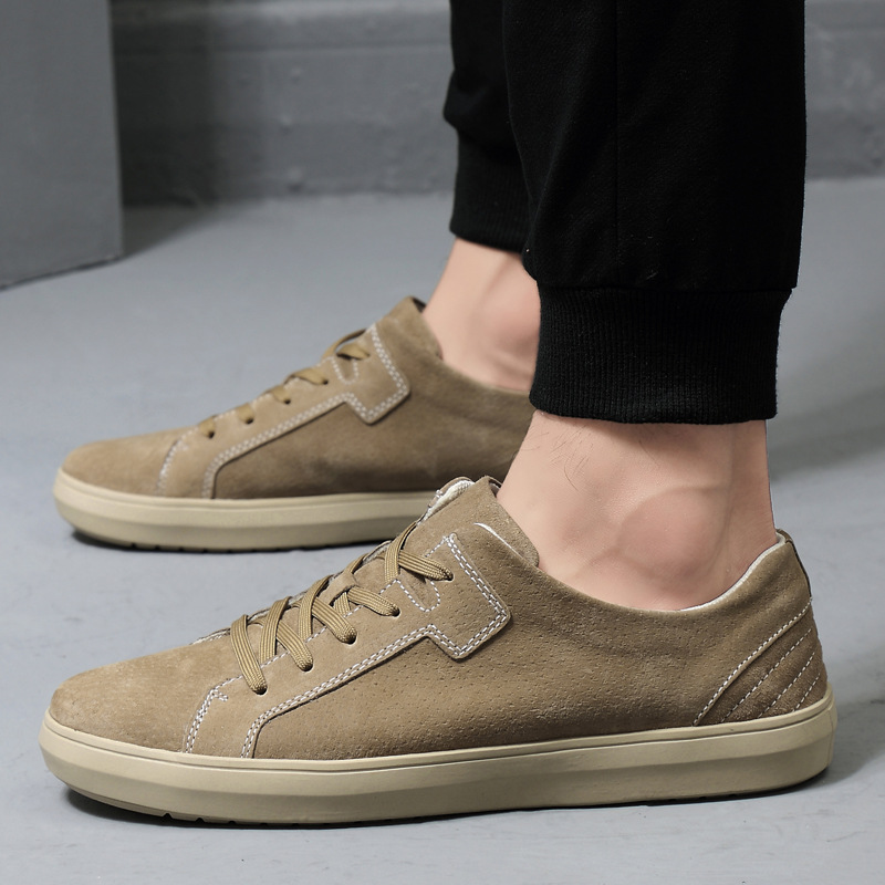 Men's Casual Shoes Men Leather Loafers Flat Handmade Moccasins Designer Style Walking Shoes Comfortable Sneakers