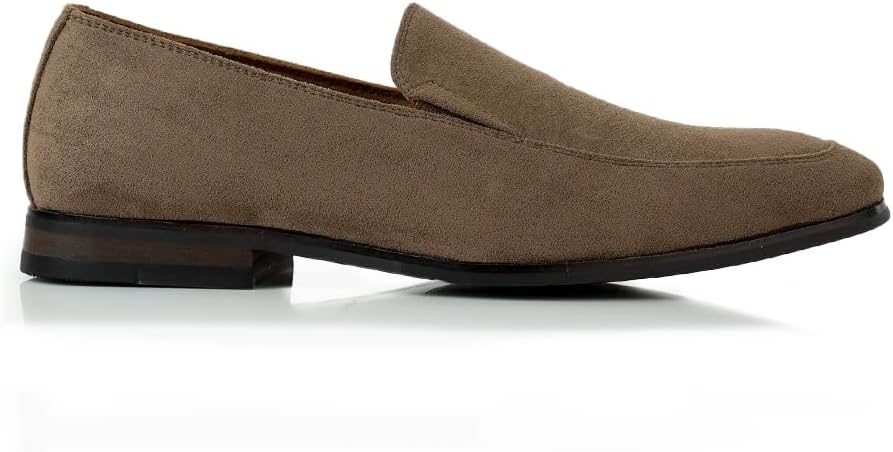 Minimalist Slip-on Suede Penny Loafers