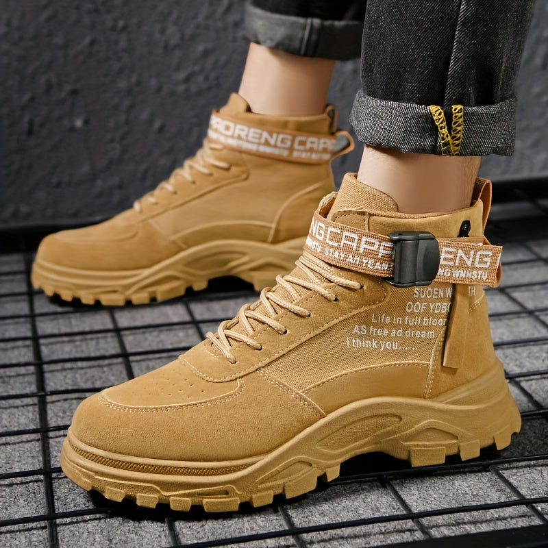 High non-slip lace-up boots