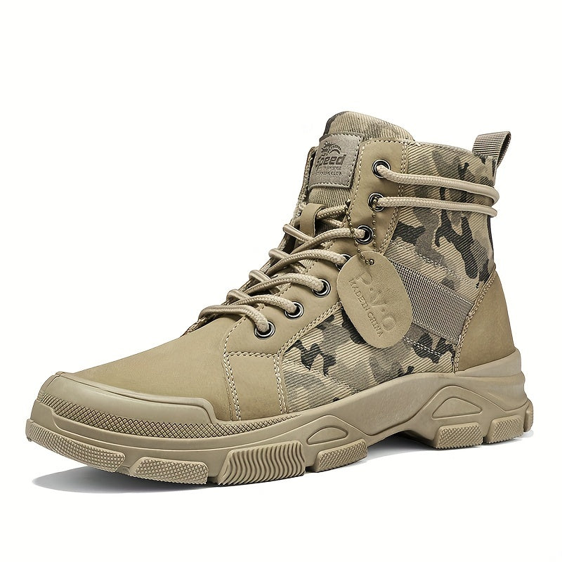 Tactical camouflage lace-up shoes