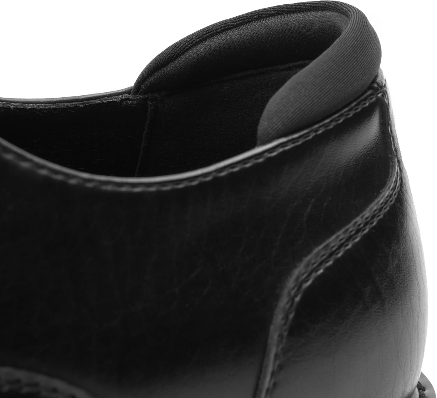 Men's Oxfords Classic Dress Lace Up Shoes, Leather Lined, Heel Pad Design For Formal Occasions