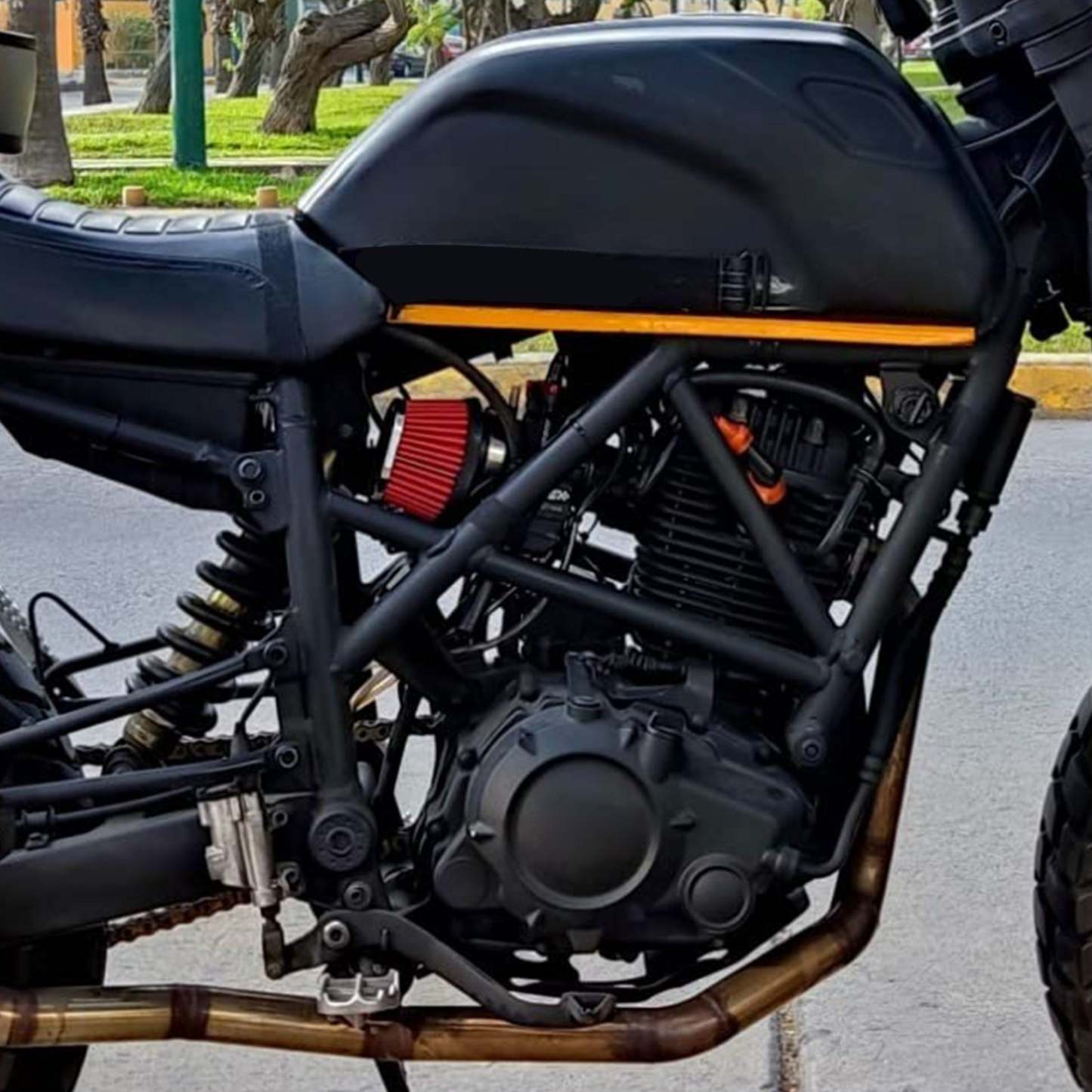 Воздушный фильтр овальной формы 55 мм