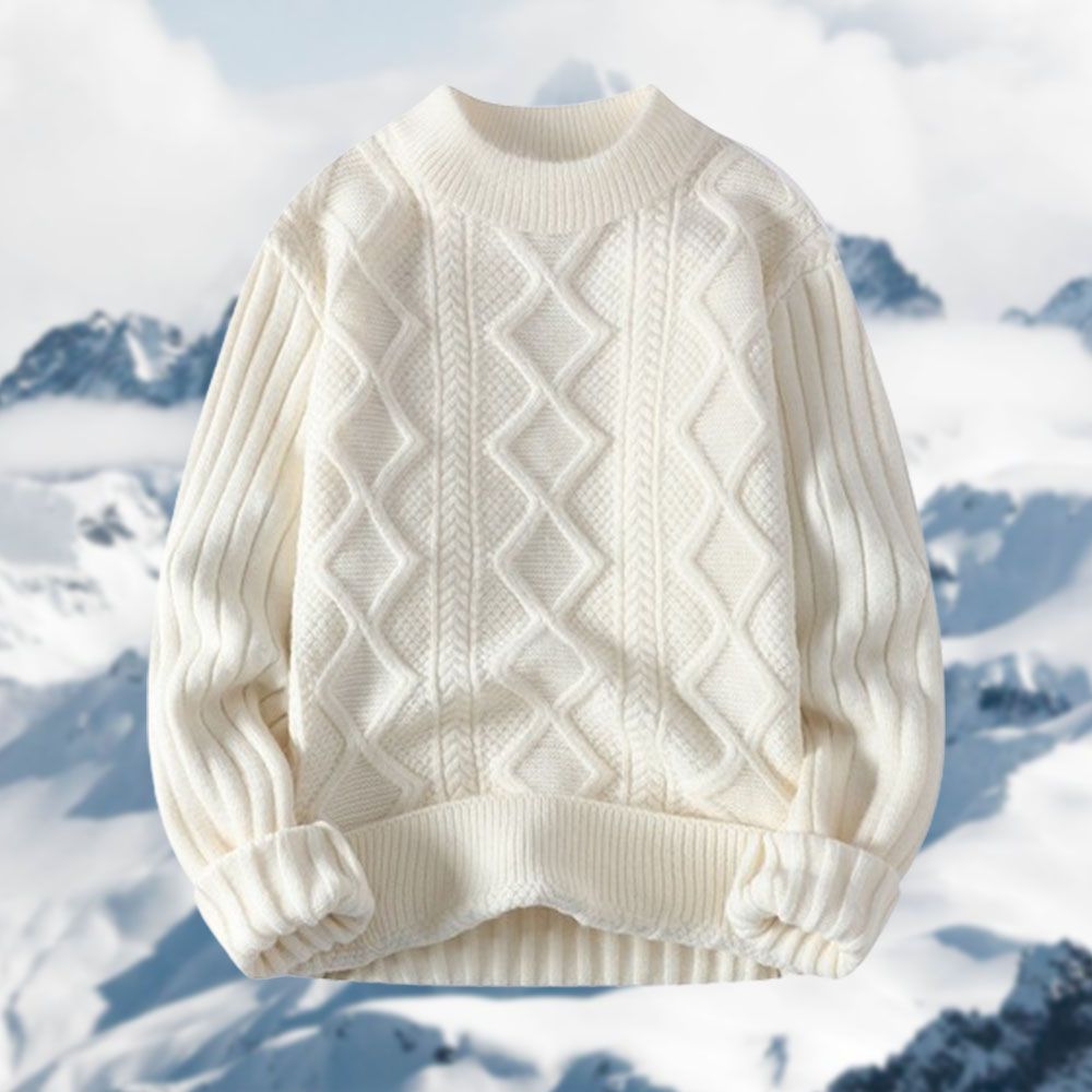 Comprar Suéter cálido de invierno para hombre, jersey grueso con
