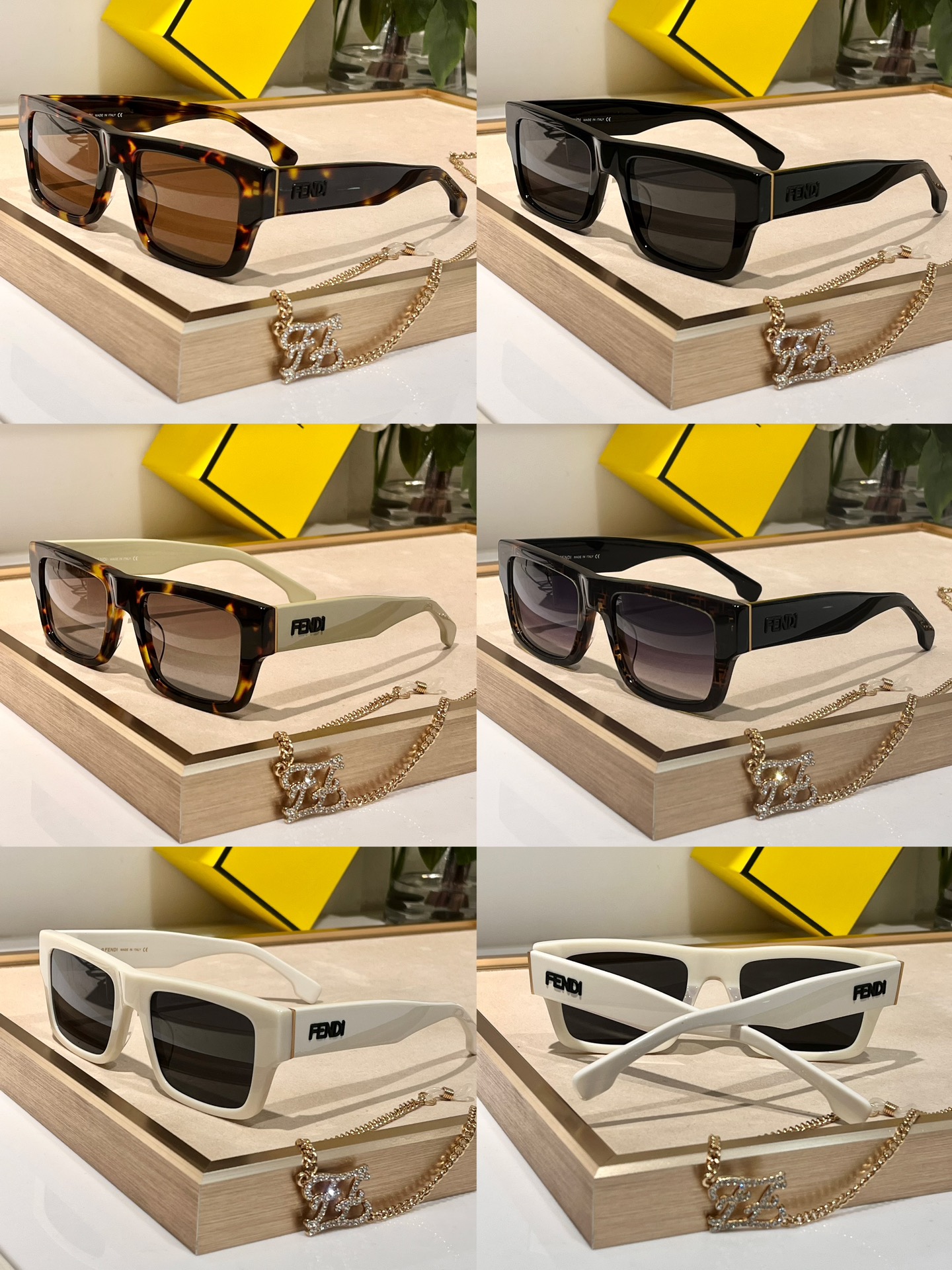 FEN MODEL: FOA514V SIZE:52��21-145 (only sunglasses ,without chain )