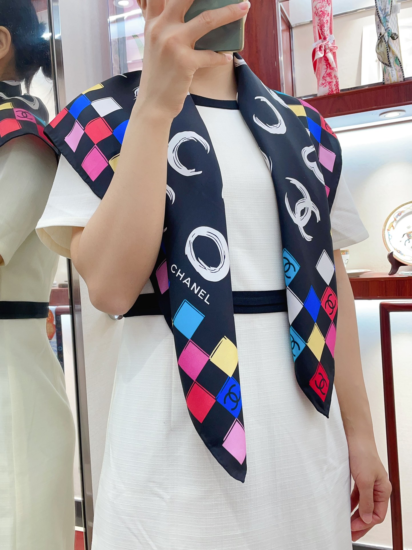 CC Scarf 90*90cm 0030