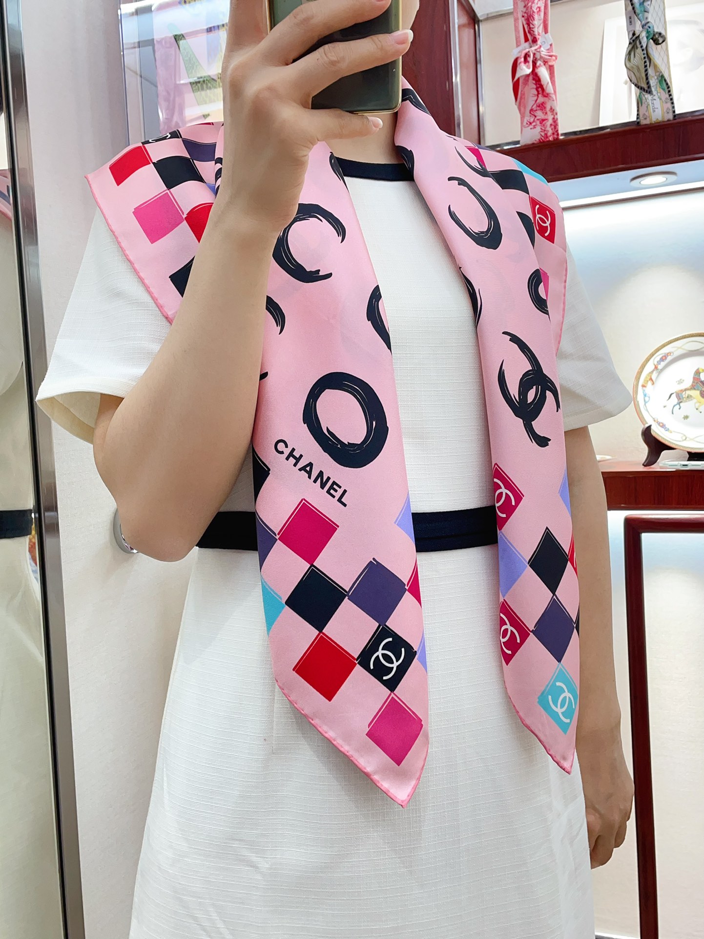 CC Scarf 90*90cm 0030