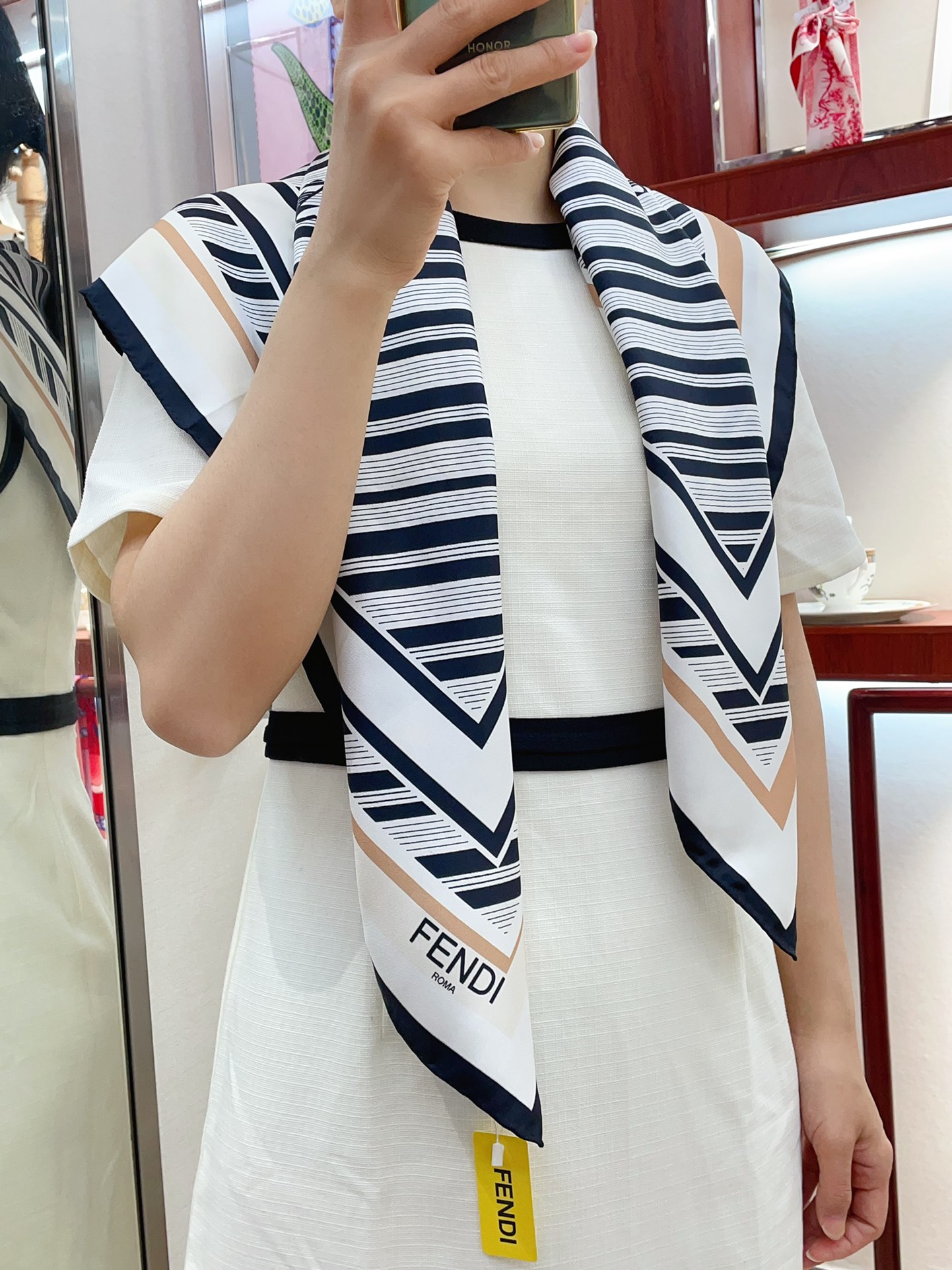 FD Scarf 90*90cm 0018