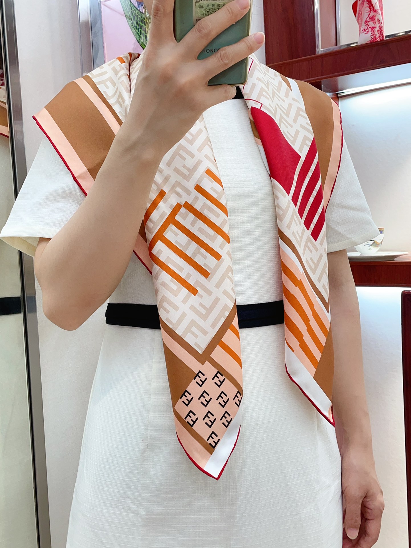 FD Scarf 90*90cm 0019