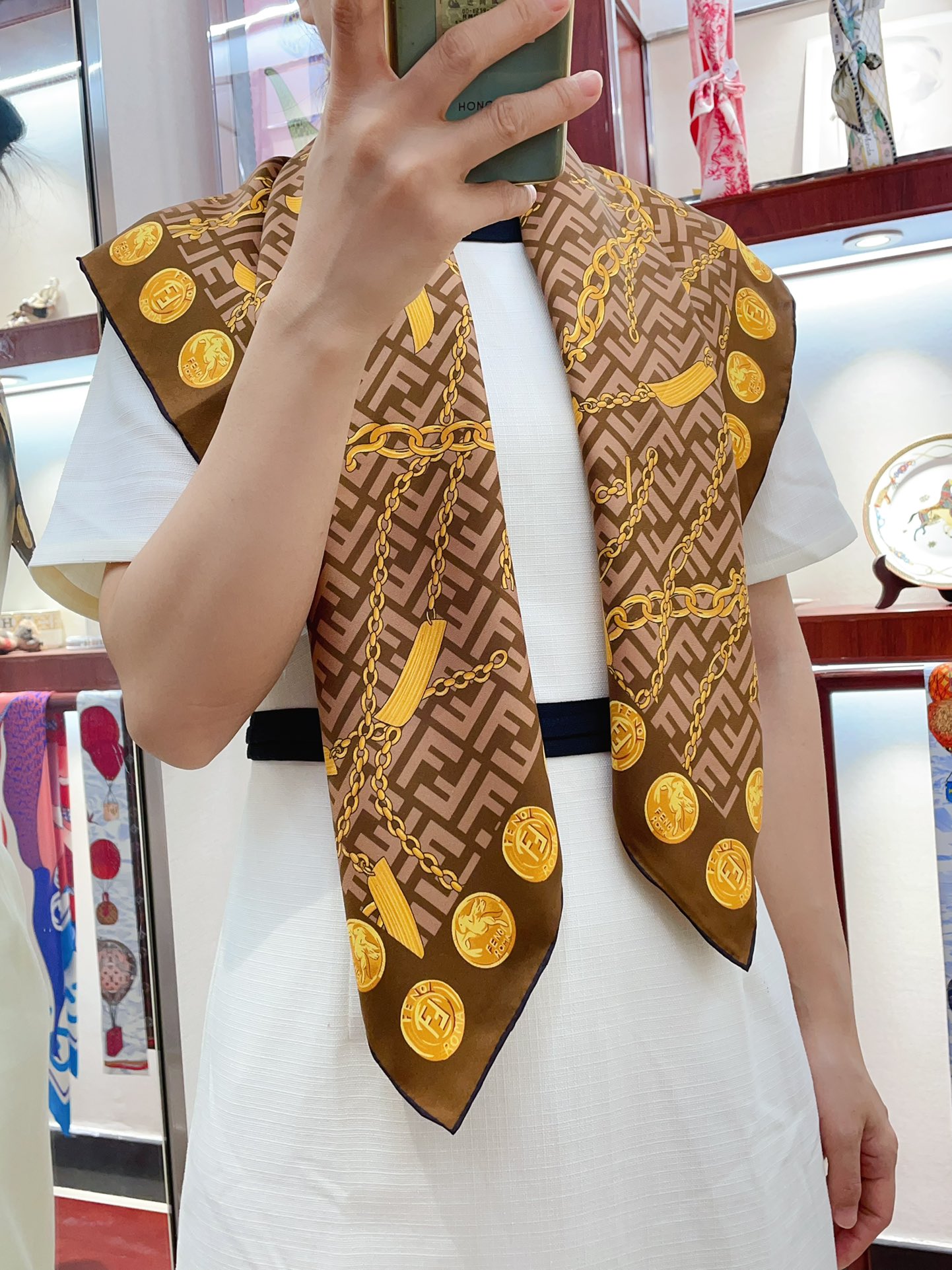 FD Scarf 90*90cm 0020