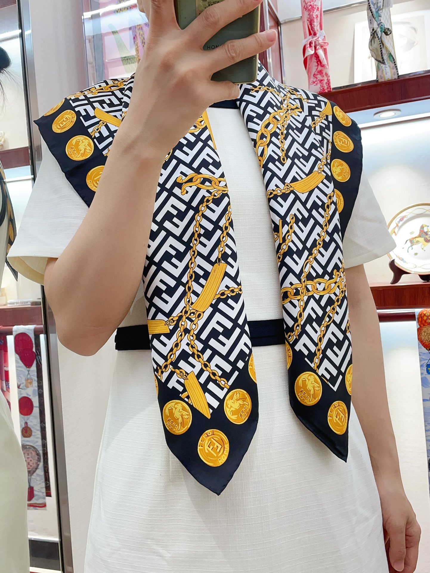 FD Scarf 90*90cm 0020