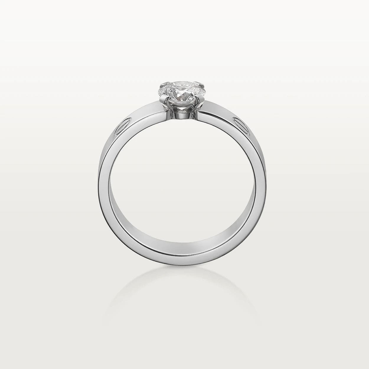 car The LOVE SOLITAIRE Ring With Diamond