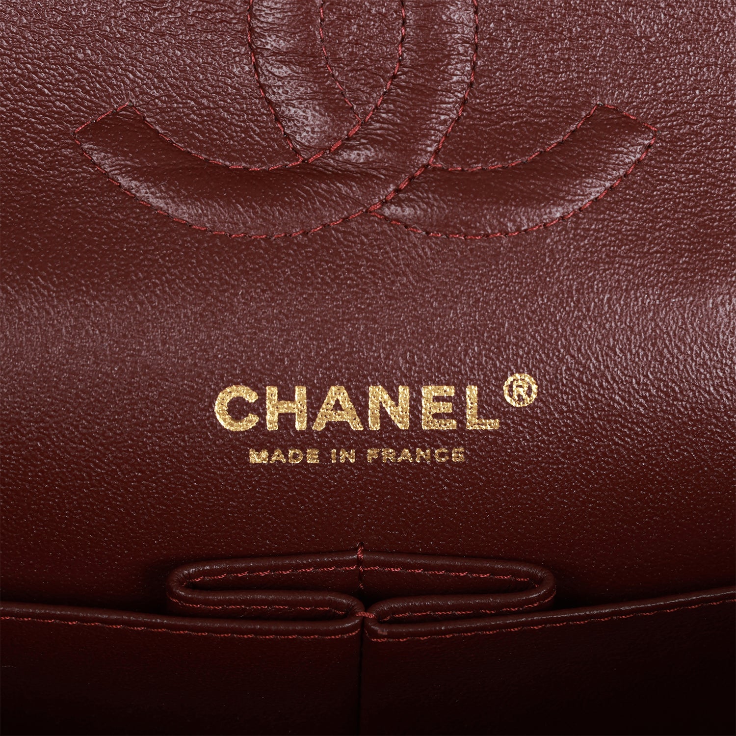 CC Medium Classic Double Flap Bag Black Caviar Gold Hardware