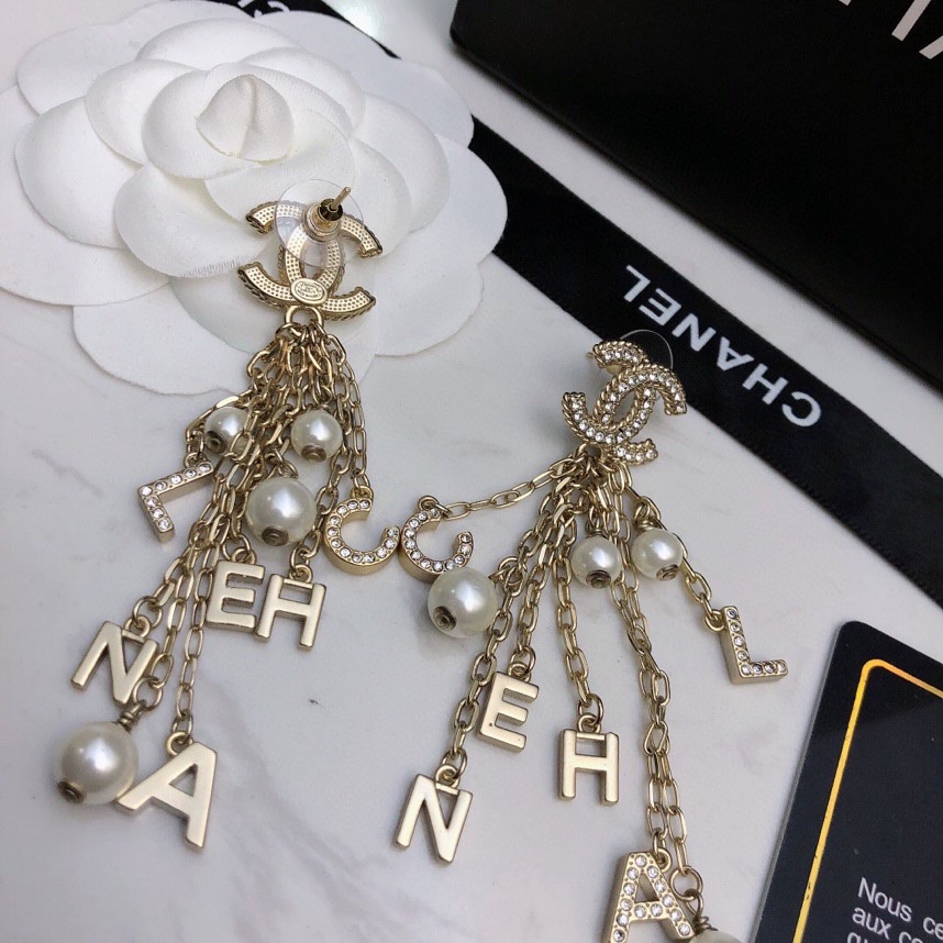 CC Prismatic Double C Earrings