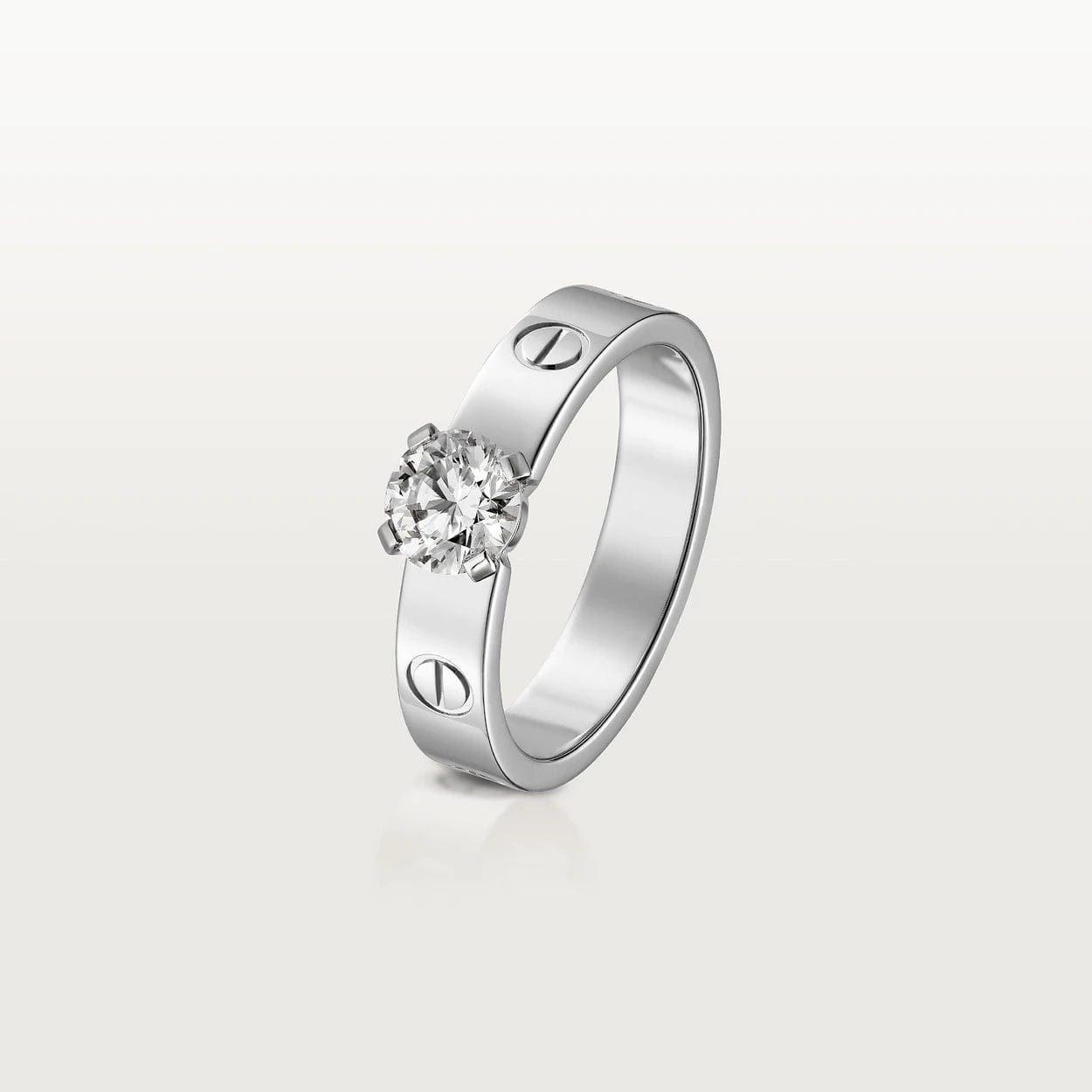 car The LOVE SOLITAIRE Ring With Diamond