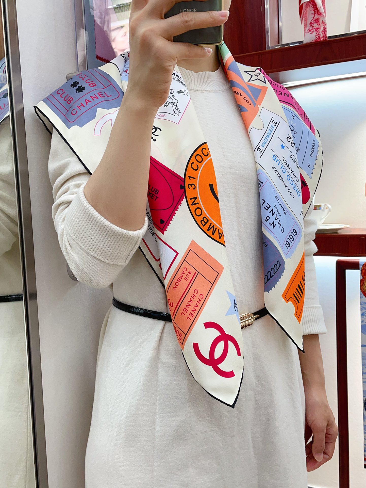 CC Scarf 90*90cm 0011