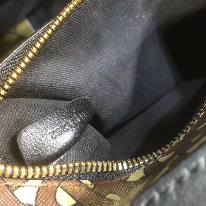 bb Monogram Stripe E-Canvas Portrait Tote Bag Bridle Brown For Women, Women's Bags 15.7in/34cm