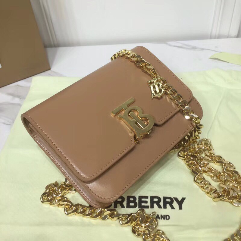 bb Tb Chain Belt Bag Light Brown For Women, Women's Bags 6.6in/17cm
