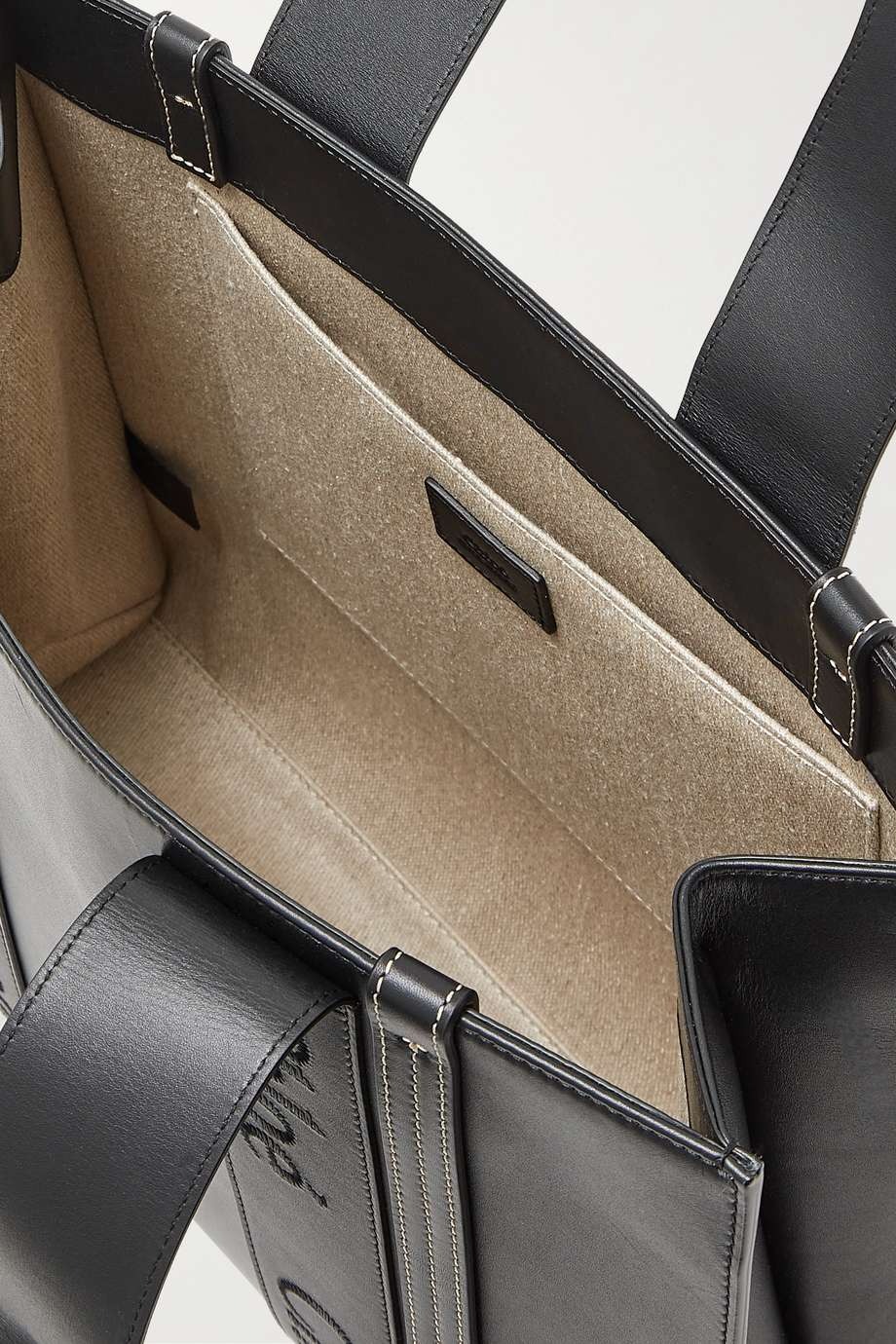 CHL Woody medium embroidered leather tote Bag