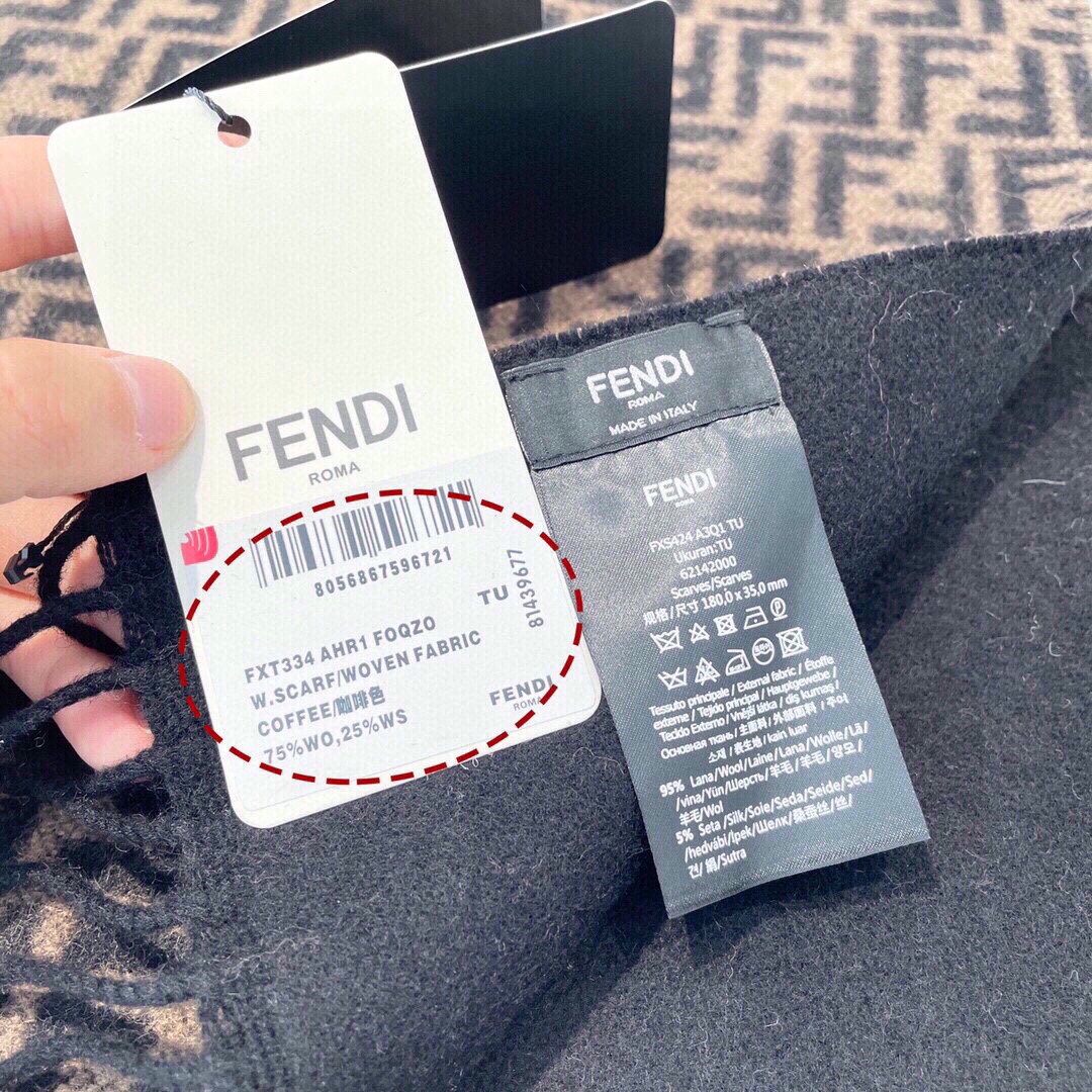 FD Scarf 35*180cm 0012