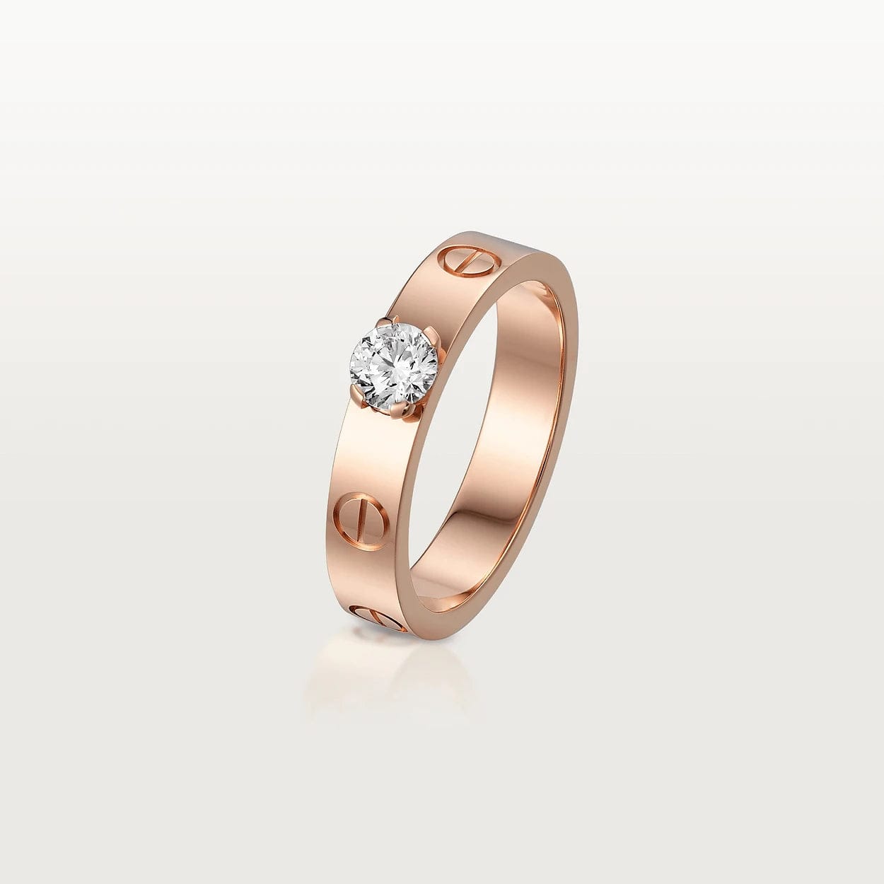 car The LOVE SOLITAIRE Ring With Diamond
