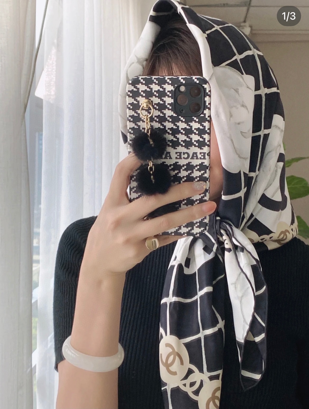 CC Scarf 90*90cm 0025