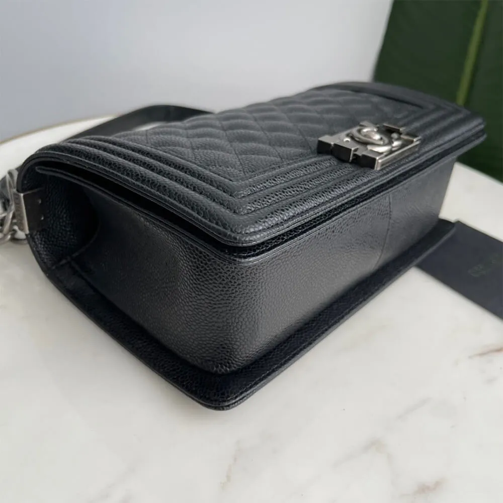 BOY CC HANDBAG CAVIAR LEATHER