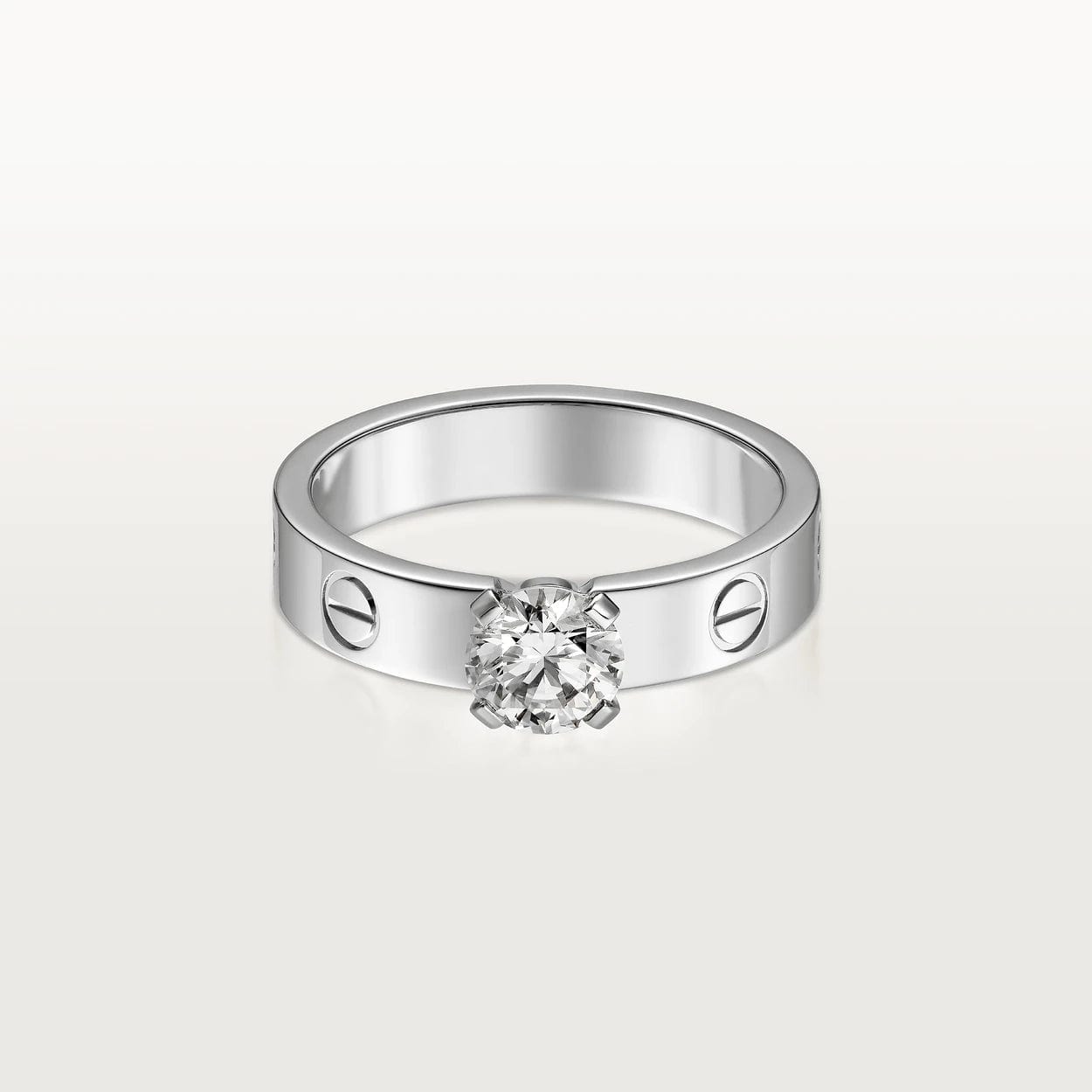 car The LOVE SOLITAIRE Ring With Diamond