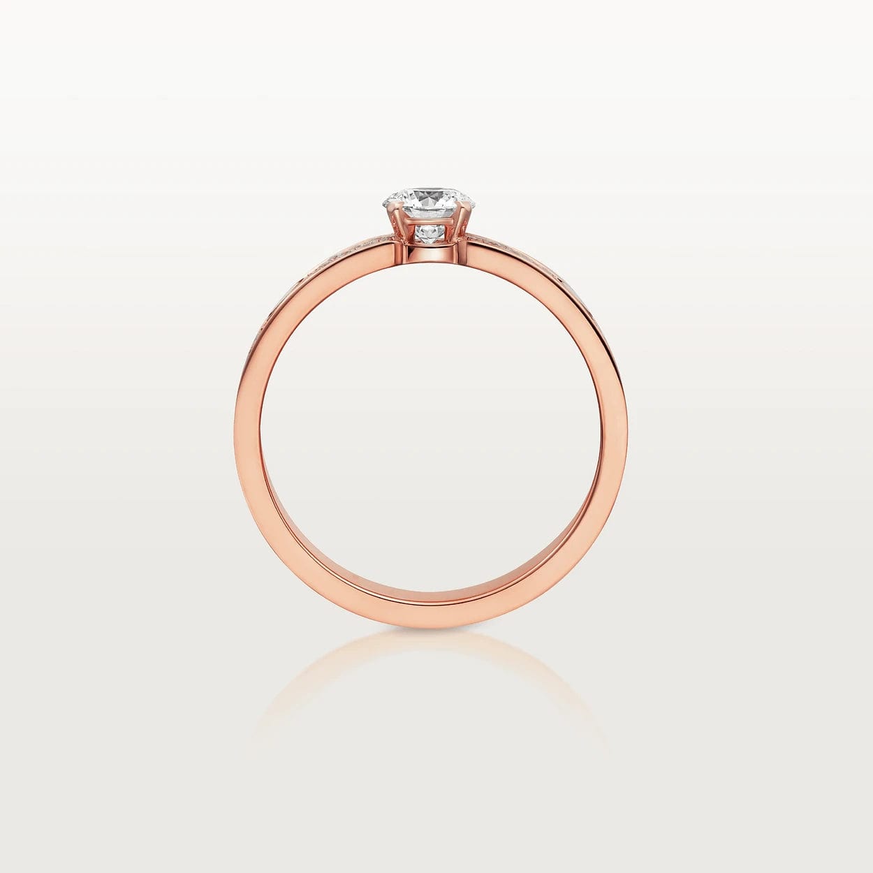 car The LOVE SOLITAIRE Ring With Diamond