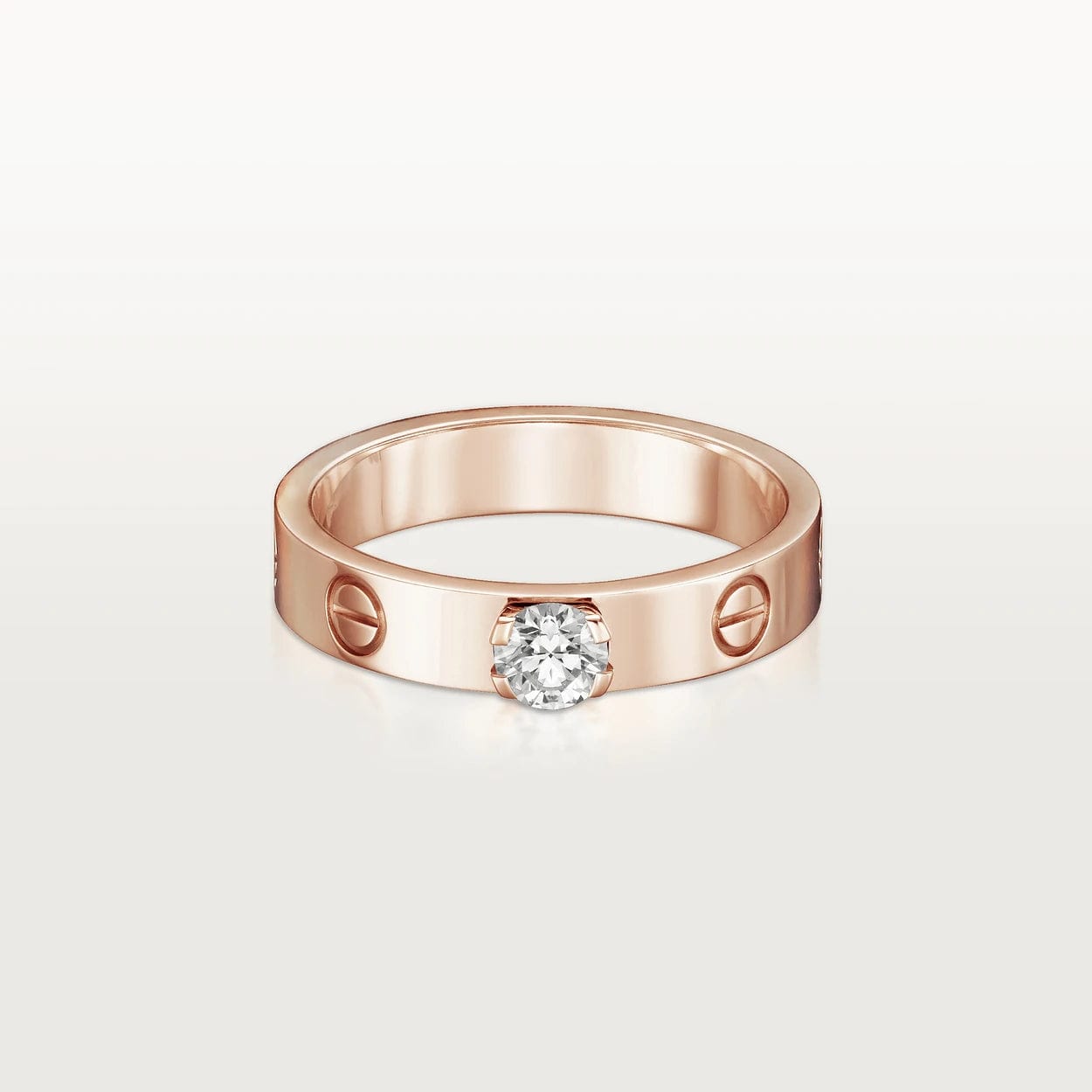 car The LOVE SOLITAIRE Ring With Diamond