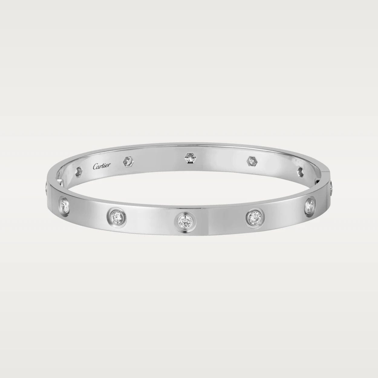 car The London Love Bracelet With Diamond Big Model-6mm Width
