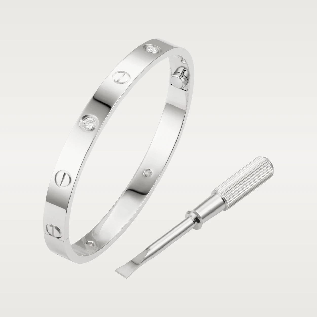 car The London Love Bracelet With Diamond Big Model-6mm Width