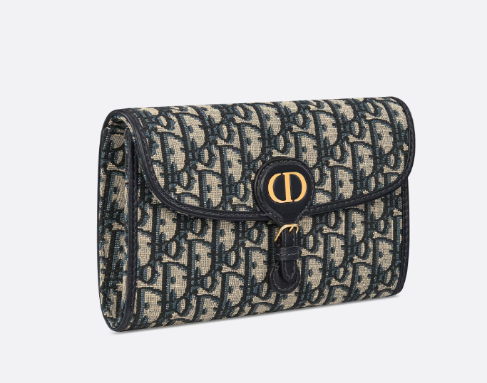 D BOBBY EAST-WEST POUCH WITH CHAIN