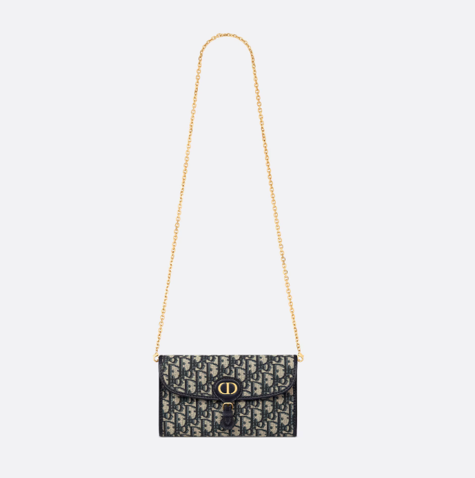D BOBBY EAST-WEST POUCH WITH CHAIN