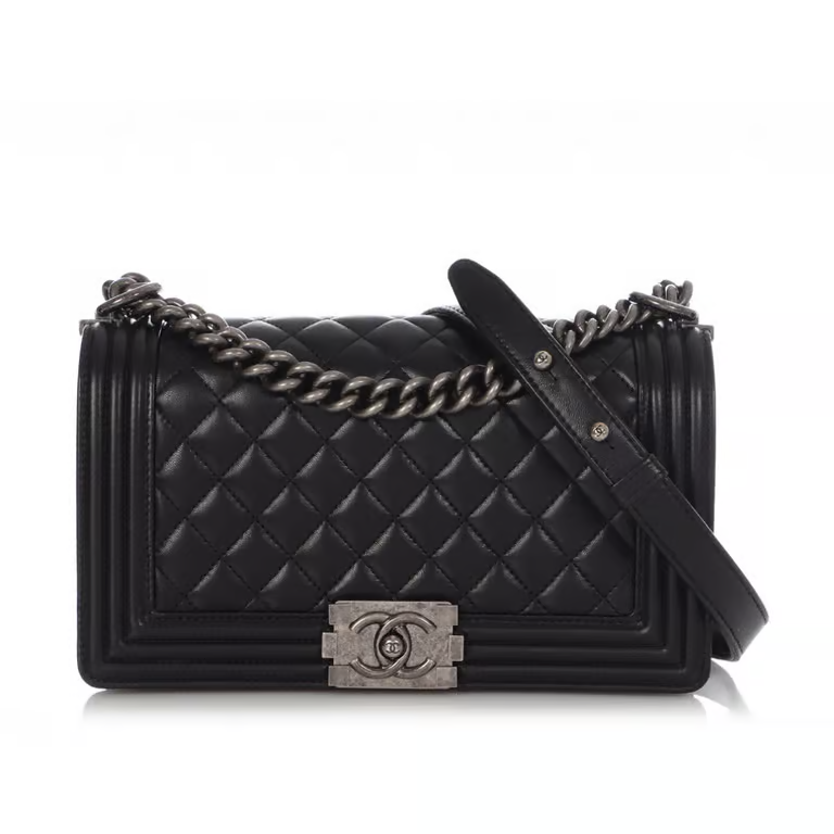 CC BOY LEATHER CROSSBODY BAG (SMOOTH LEATHER )