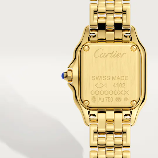 PANTHÈRE DE CAR WATCH MINI 18K YELLOW GOLD QUARTZ