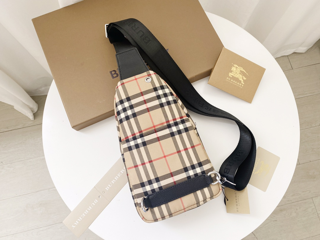 Best Selling Bur Men Bum Chest Bag Vintage Check Copy