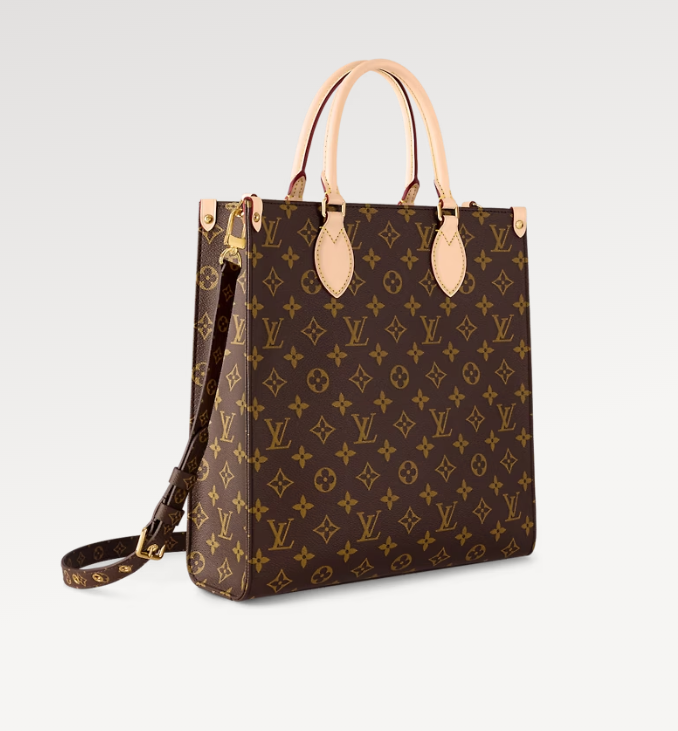 Louis Sac Plat Monogram Brown Mediums size : 30*32 cm