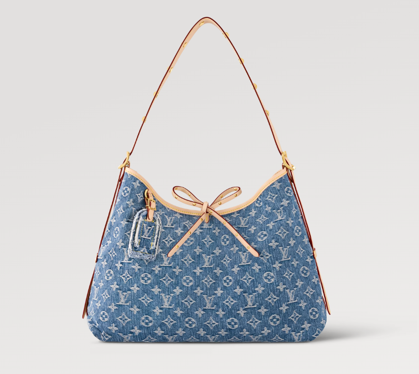 New L Remix CarryAll MM denim bag