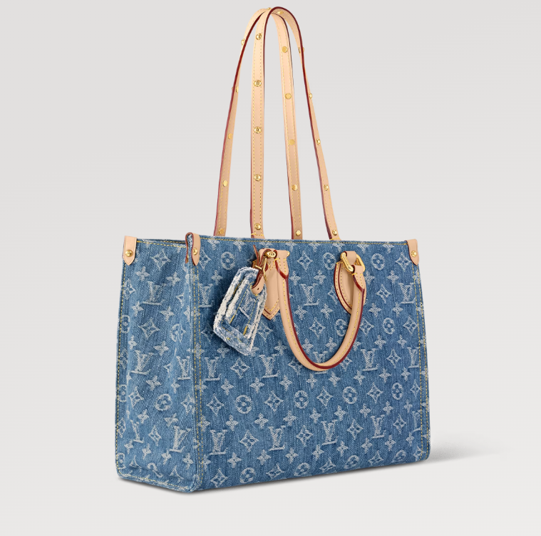 New Louis Remix OnTheGo MM denim bag size: 35 x 27 x 14 cm