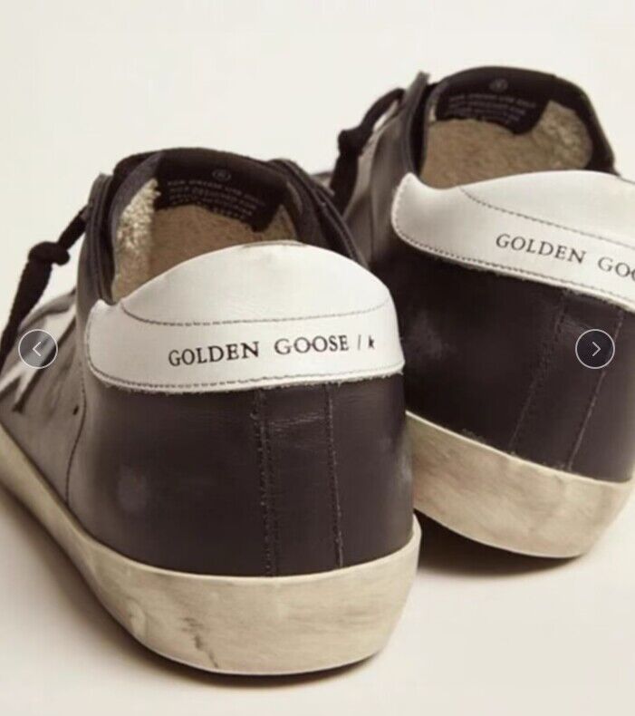 Superstar sneakers in leather with contrast star and heel tab