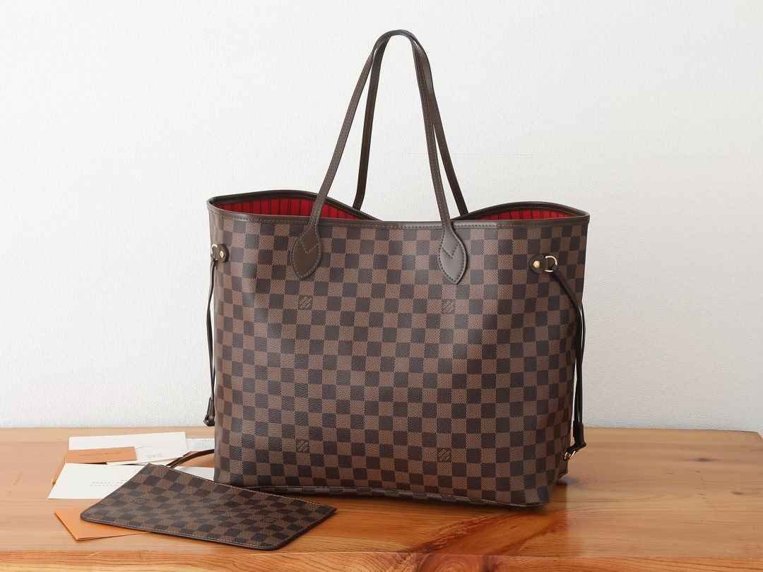 Louis N40597 neverfull GM bag size: 39*32*19 cm TOP QUALITY